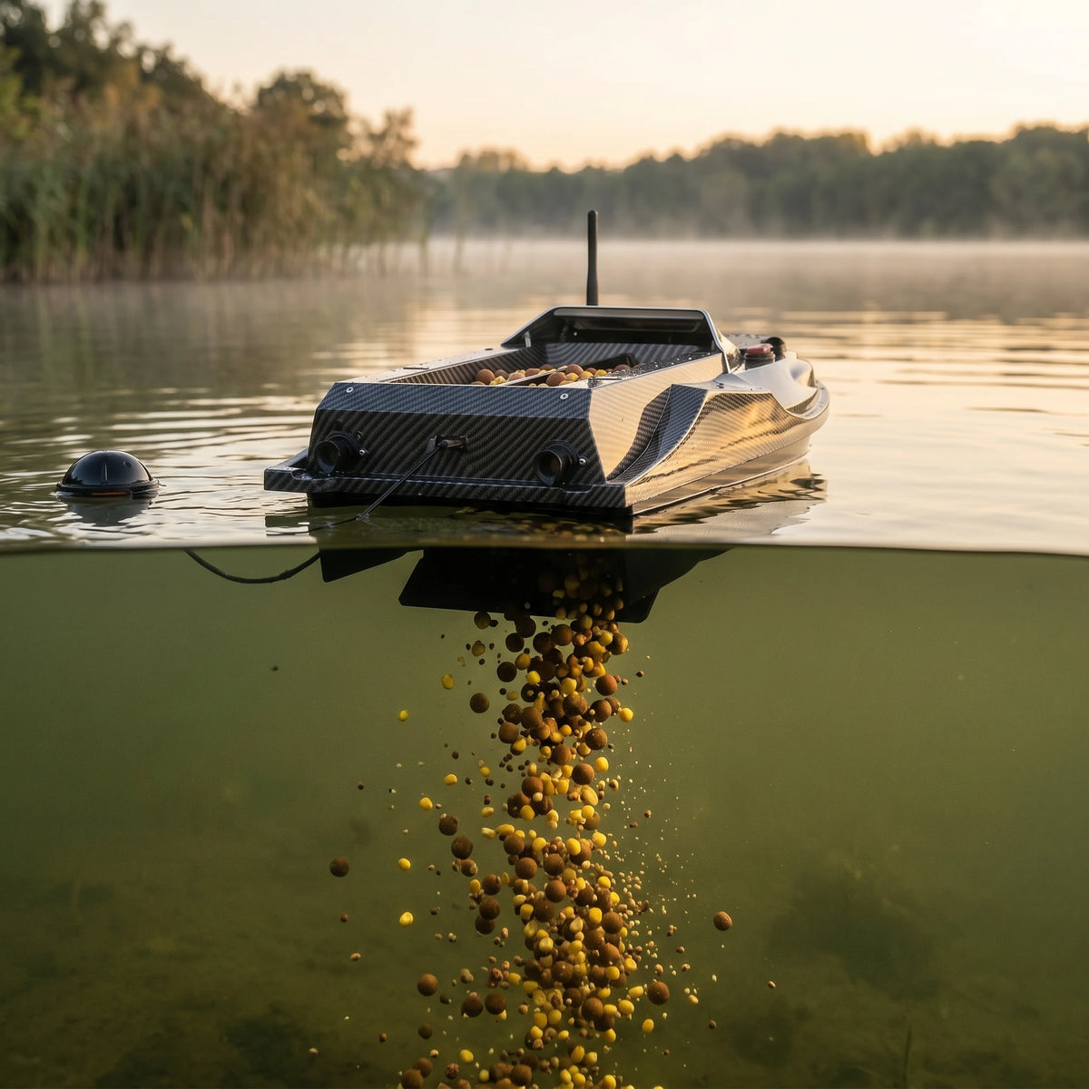 Bateau Amorceur GPS Sondeur Intégré 800m Apex Sonar